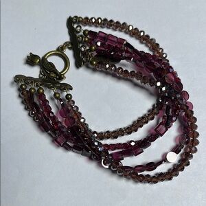 Elegant Multi-Strand Beaded Bracelet